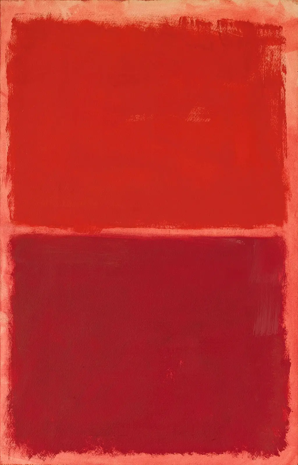 Untitled (Red) in Detail Mark Rothko